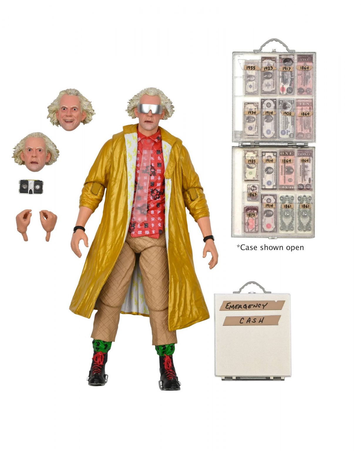 Figurine Doc Brown 1/18 – Retour Vers Le Futur – Résine Non Peinte (pour Customisation)