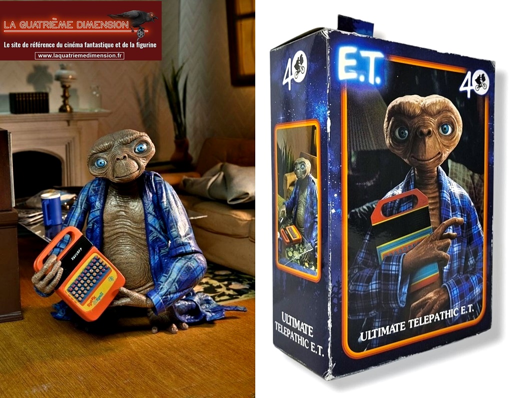 Figurine E-T l'extra-terrestre Ultimate Télépathique 40th 11 cm Neca - La  Quatrième Dimension